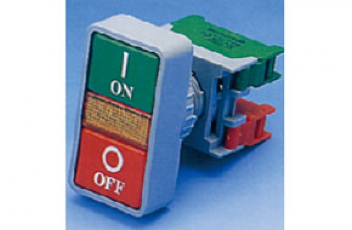 DPB-22 DOUBLE PUSH BUTTON WITH 1A1B CONTACT BLOCK